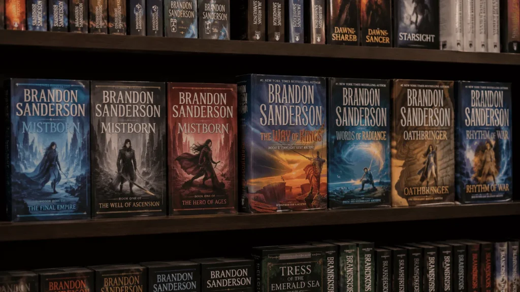 Brandon Sanderson book series that built his net worth