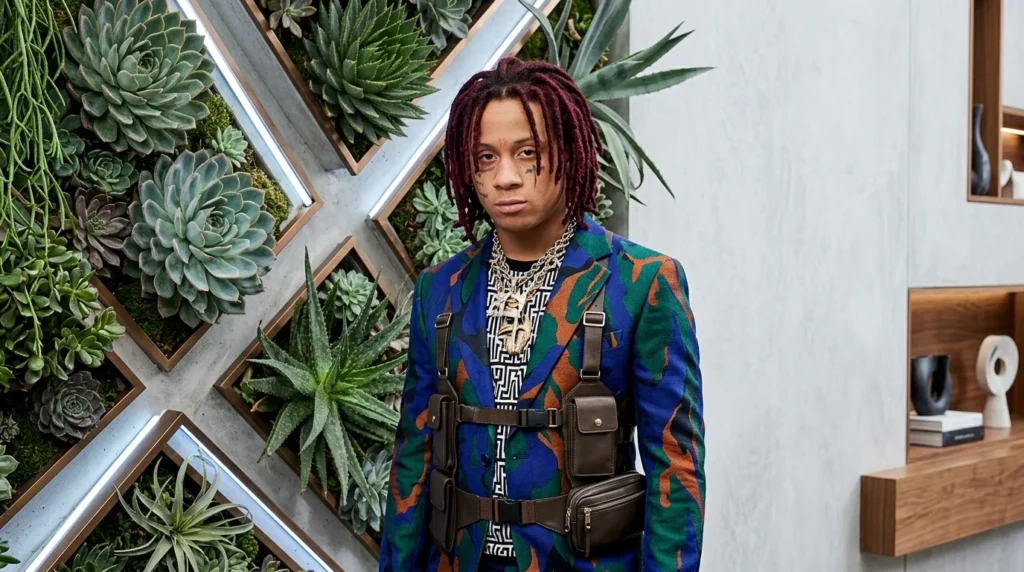 Trippie Redd net worth recording studio setup